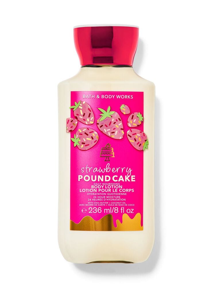 لوسیون بدن strawberry pound cake